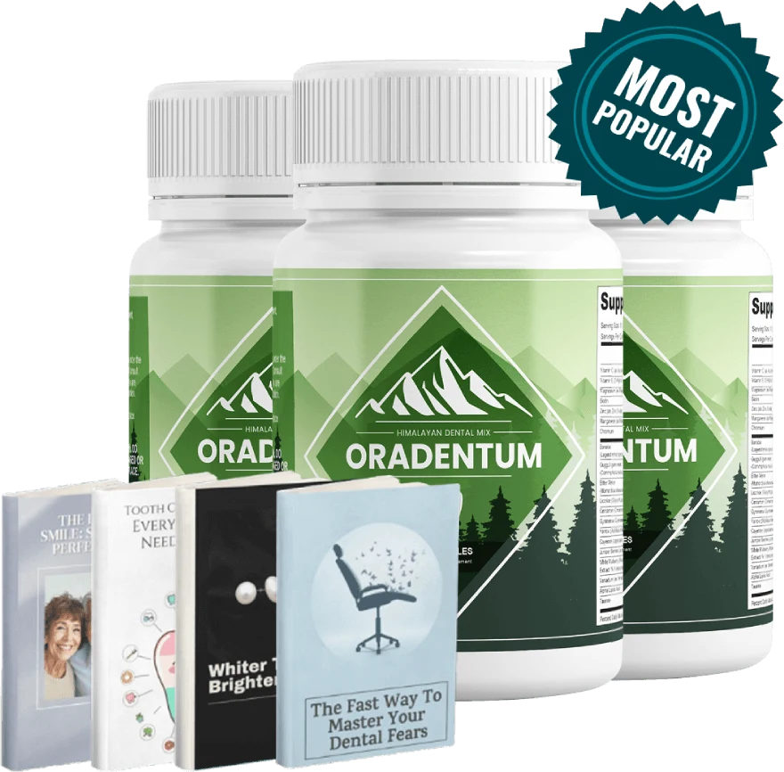 Oradentum bottles with free bonus eBooks